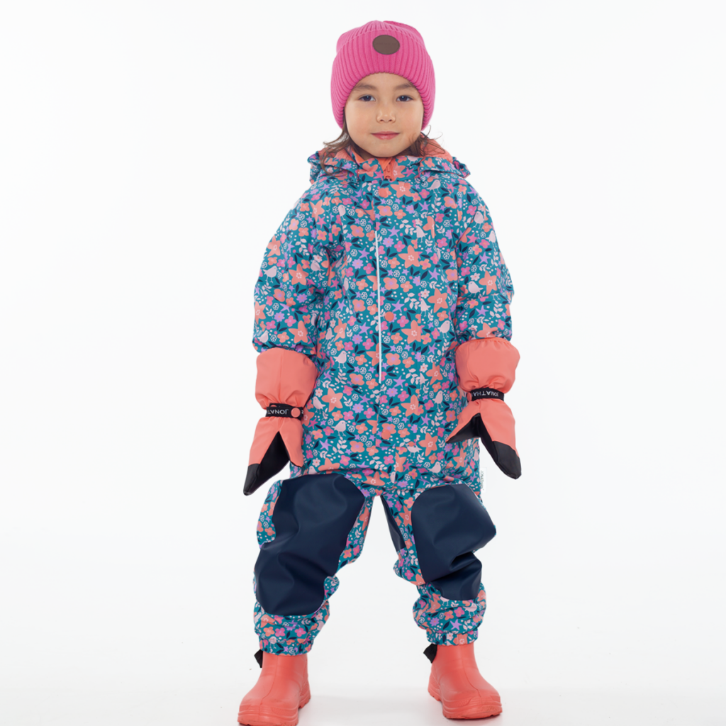 Jonathan tepitud voodriga vihmakombe 'Korall roosa'