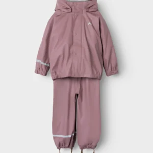 NKNDRY19 Name it ilma voodrita vihmakomplekt 'Wistful mauve'