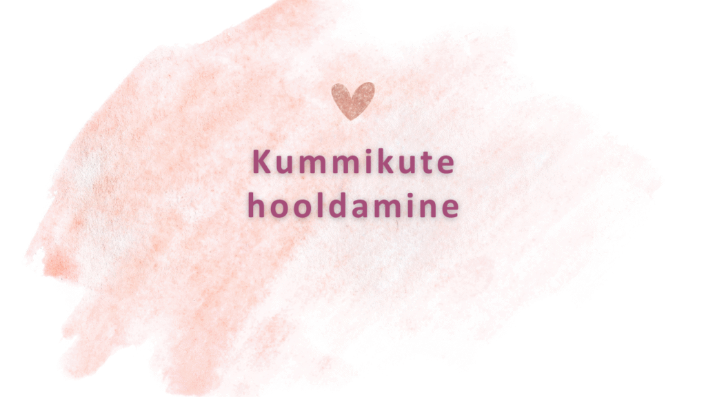 Kummikute hooldamine