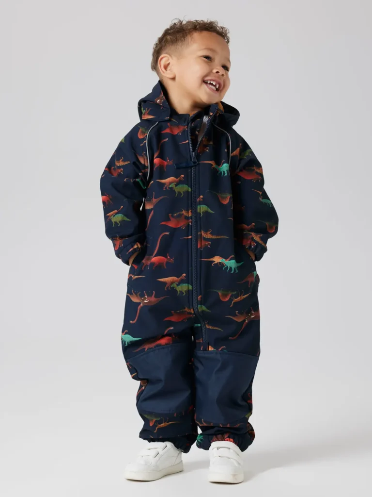NMMALFA08 Name it softshell kombe 'Dark Sapphire DINO'