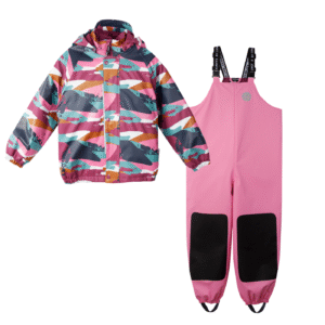 Jonathan tepitud voodriga vihmakomplekt 'Lilla'