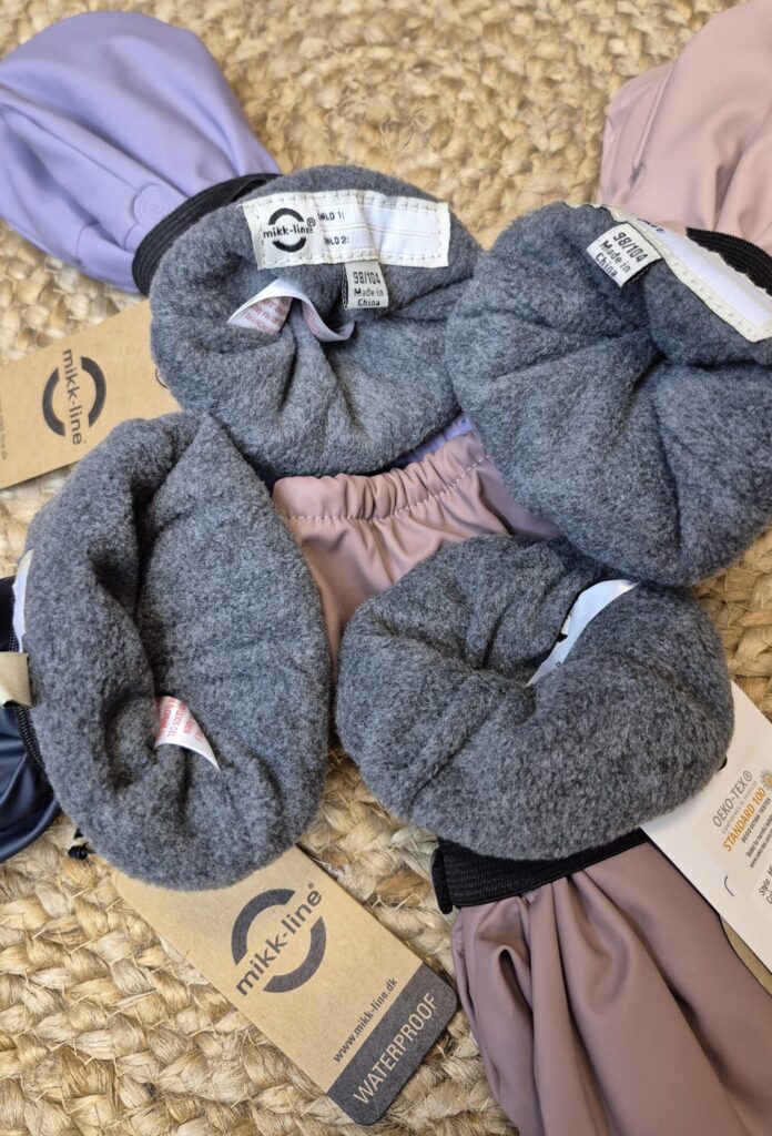 Mikk-Line fliisvoodriga vihmakindad Lilz Kids