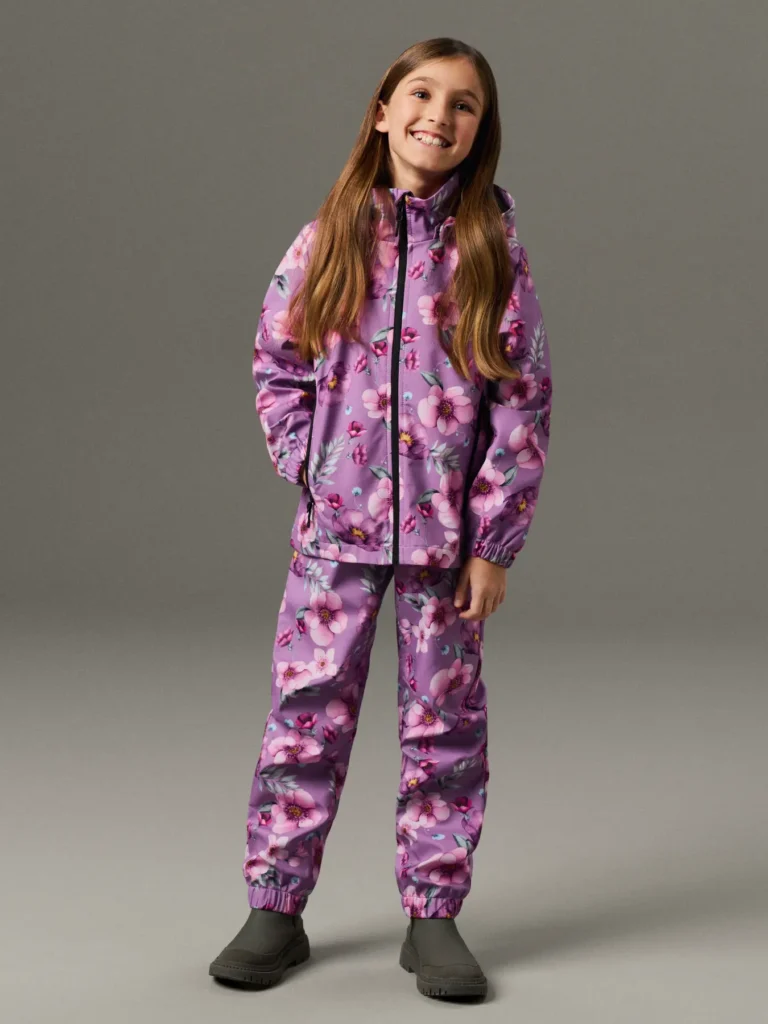 NKFALFALIGHT08 Name it K/S jope ‘Iris Orchid FLORAL FOREST'